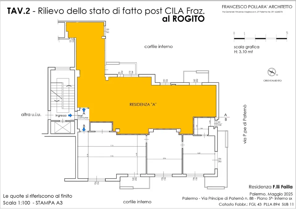 Appartamento in Via Principe Di Paternò 88, Palermo (PA)