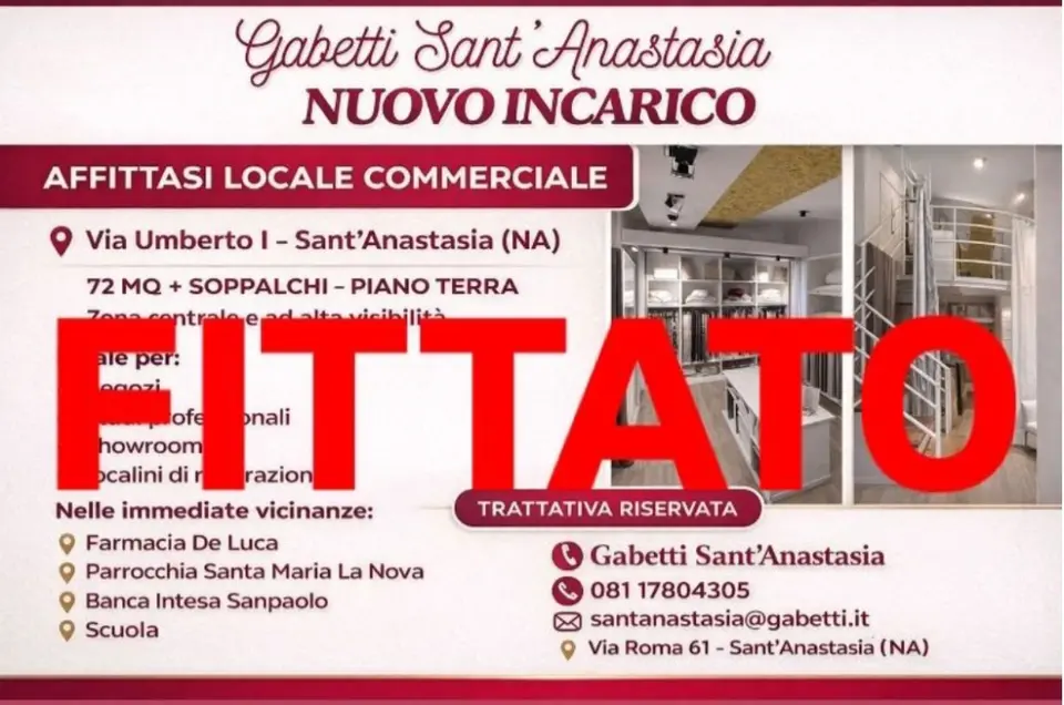 Attività in Via Umberto I snc, Sant'Anastasia (NA) 72 m², 1 bagno