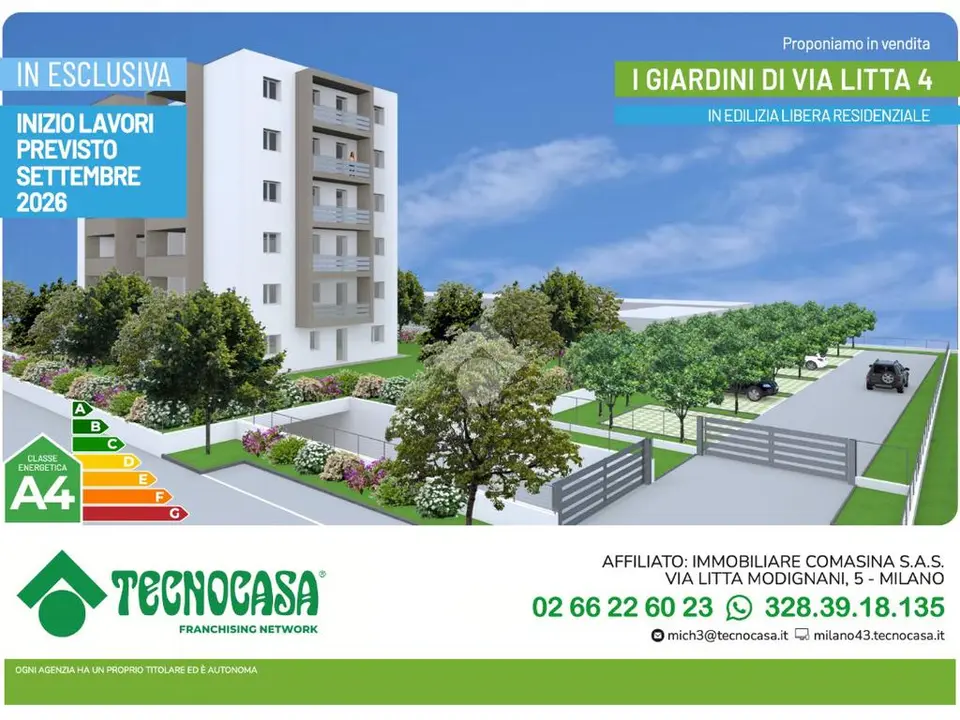 Quadrilocale in vendita a Milano