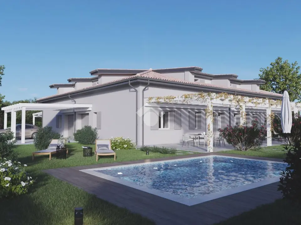 Villa a schiera d'angolo in vendita a Baricella