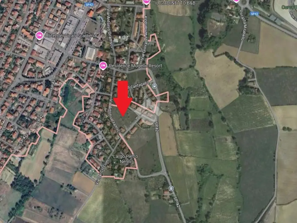 Ter. residenziale in vendita a Scarperia E San Piero