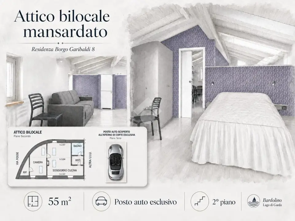 Bilocale in vendita a Bardolino