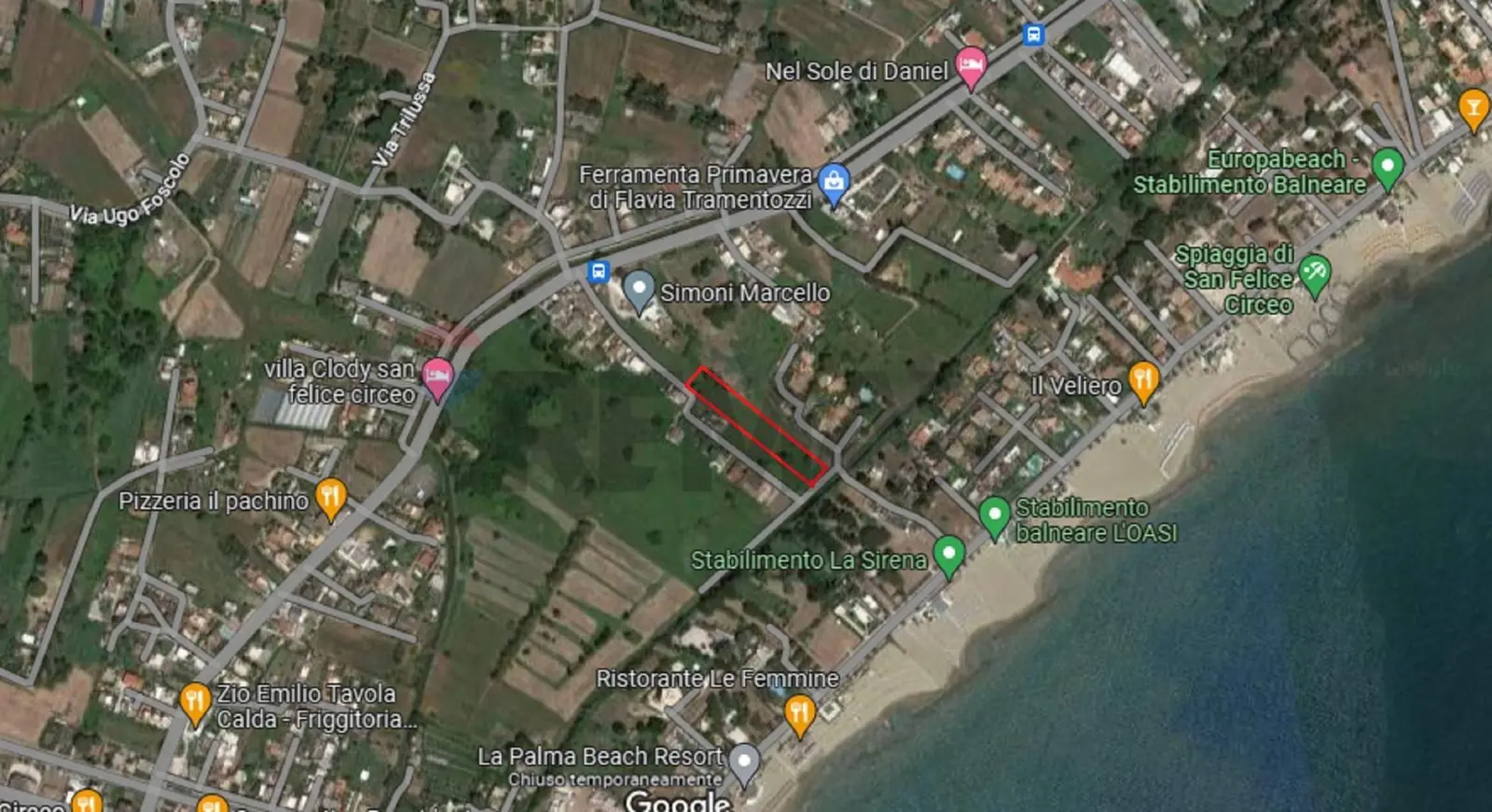 Terreno Edificabile in Vendita a San Felice Circeo
